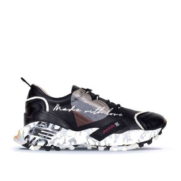 Bueno Black Sneakers Chunky Dad Shoe Lace Up  Womens Size EU 38 US 7.5 - 8 - Picture 2 of 13